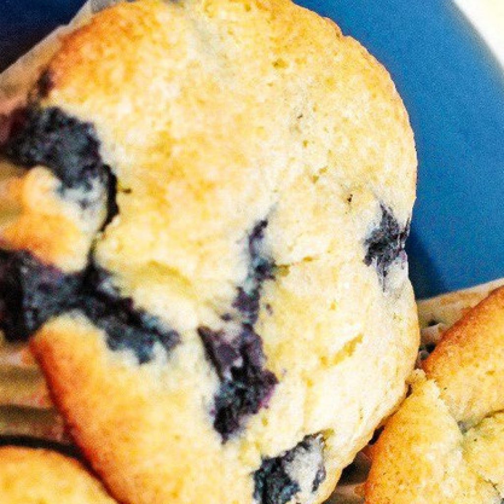 Easy and Quick Blueberry Muffins Recipe from Scratch