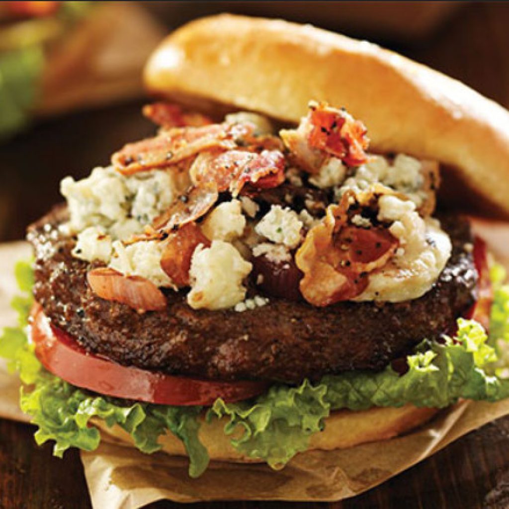 deer-burger-recipe-with-bacon-and-garlic