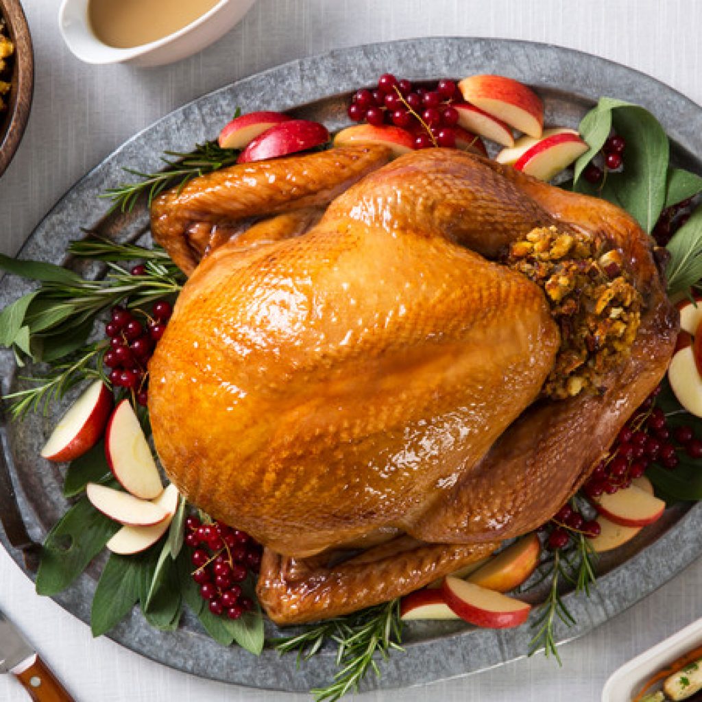 Butterball Turkey Recipe with Stuffing Bacon and Gravy Apple