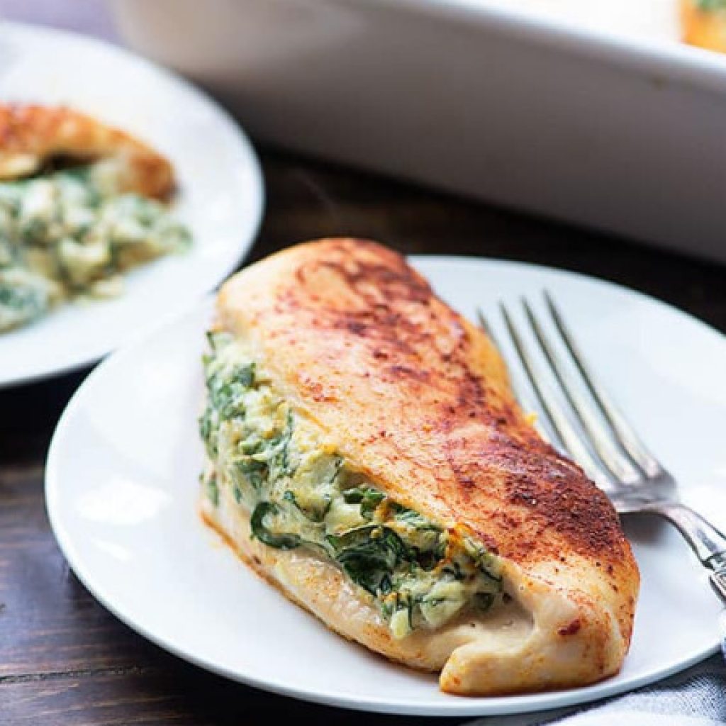 Stuffed Chicken Breast Recipes with Spinach for a Quickie Healthy Meal
