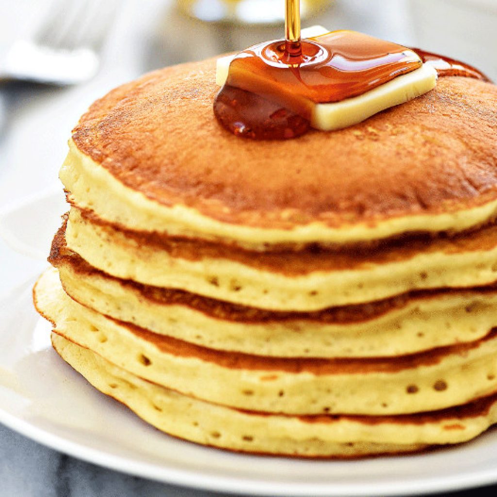 Use Milk-Vinegar as Replacement in IHOP Pancake Recipe without Buttermilk