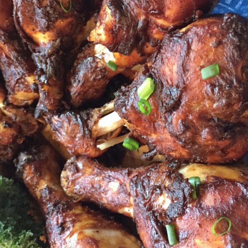 Baked BBQ Chicken Legs Sweet Baby Ray's Recipe with Simple Cooking Steps