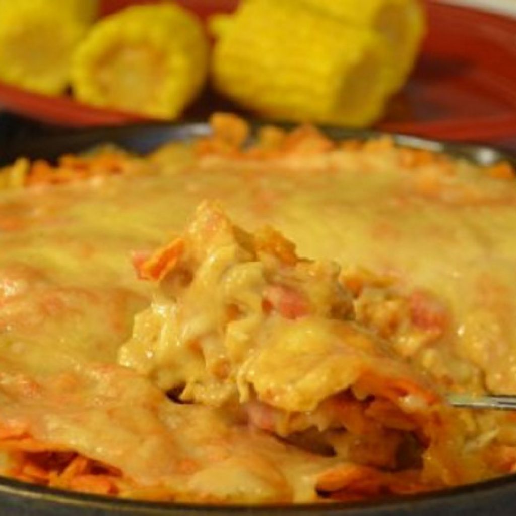 Dorito casserole with Rotel