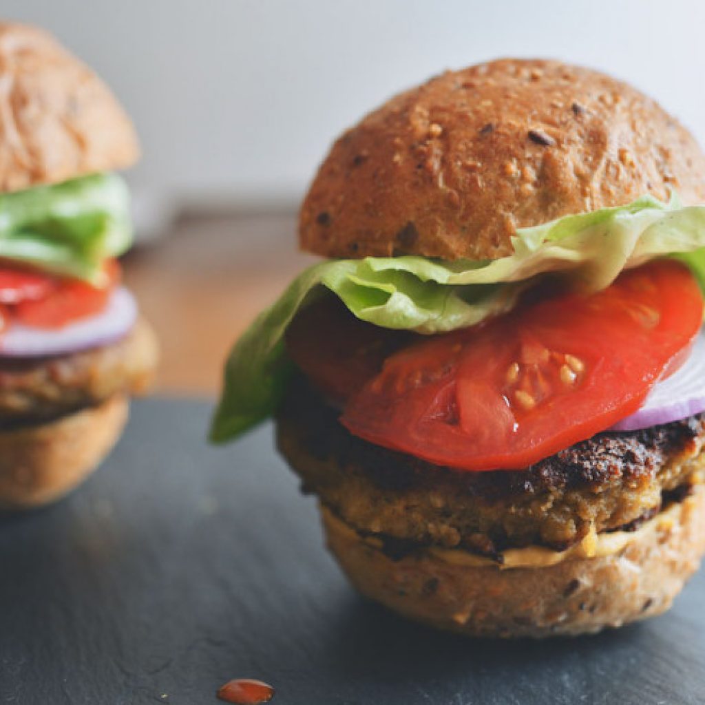 Burgerfi Veggie Burger as A Finger-Licking Combo of Plant-Based Ingredients