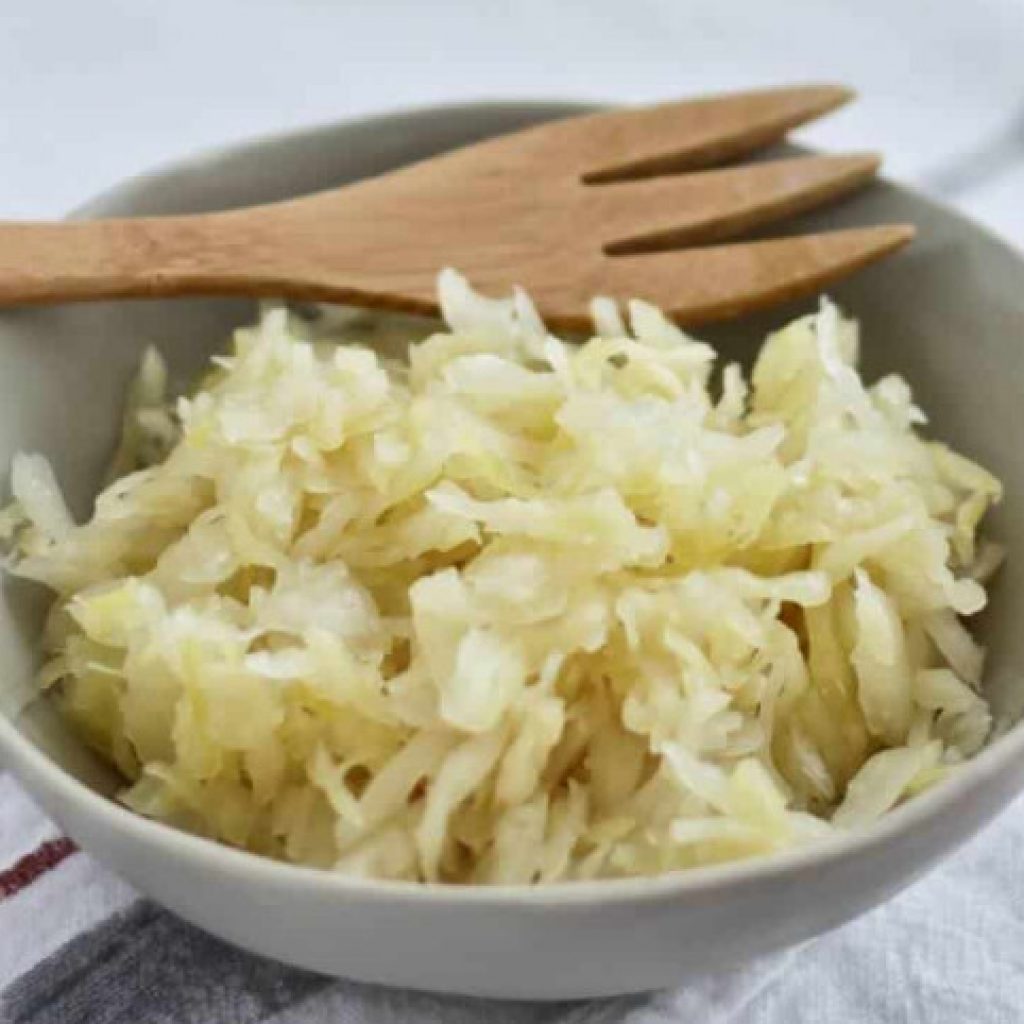 Unpasteurized Sauerkraut Quick Recipe