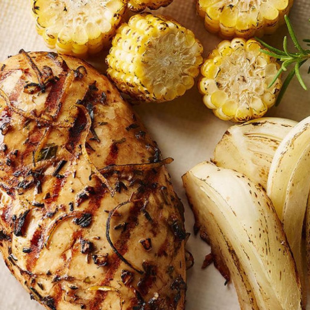 Carrabba's Tuscan Grilled Chicken with Low Calories and Low Carbs