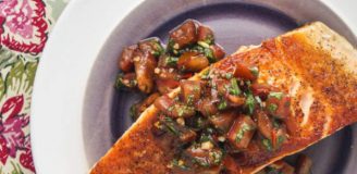 Lean Cuisine Salmon with Basil