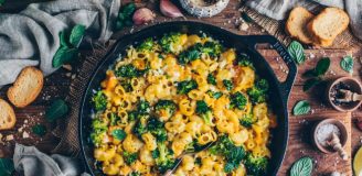 Best gluten-free Amy's vegan mac and cheese broccoli baked recipe