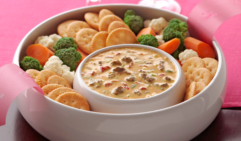 Velveeta Hamburger Cheese Dip with Ground Beef Easy and Simple Recipe