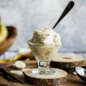 Vanilla Bean Banana Ice Cream